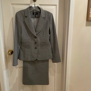 Grey Le Chateaux Skirt Suit